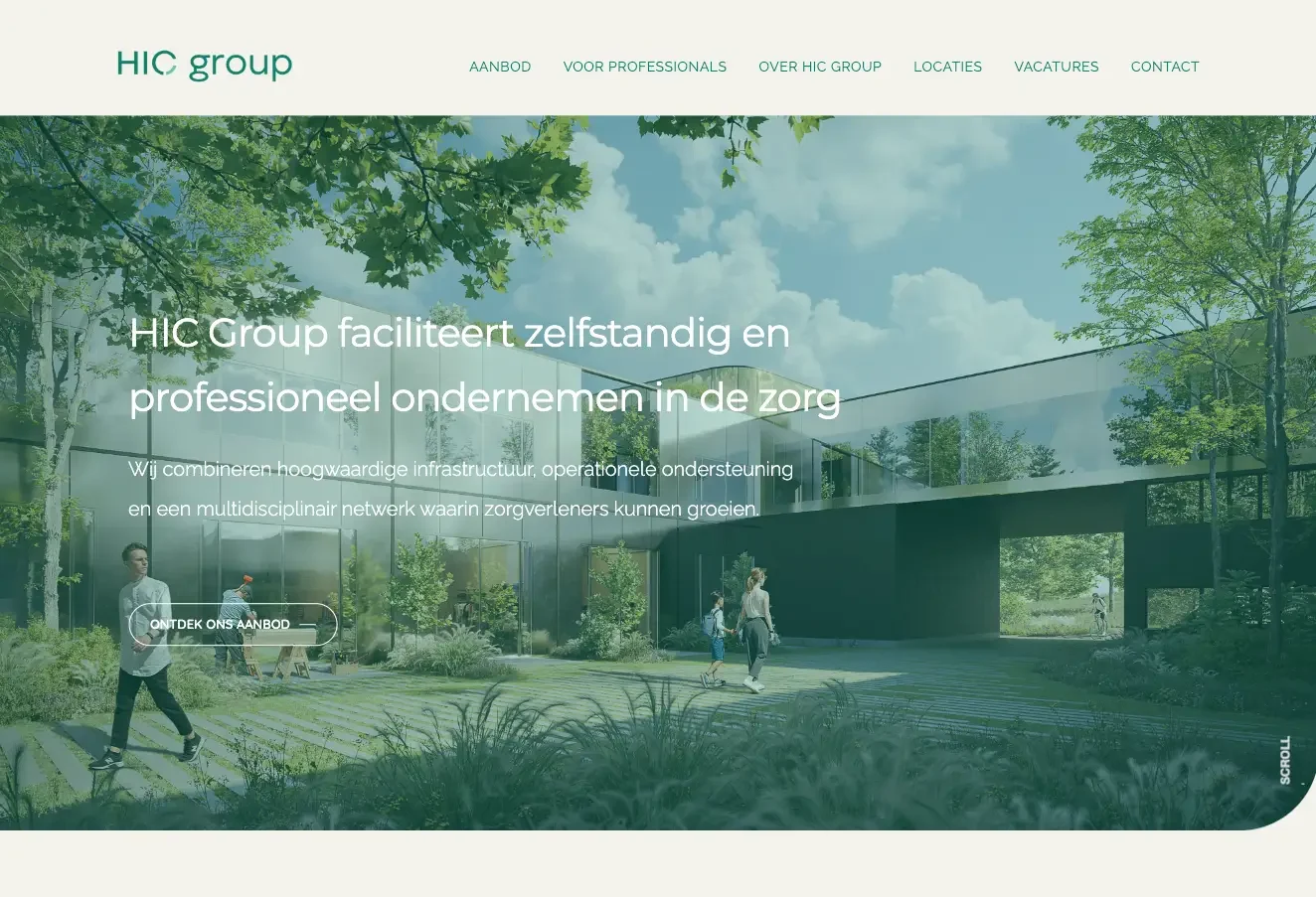 Webdesign voor HIC Group in Westerlo